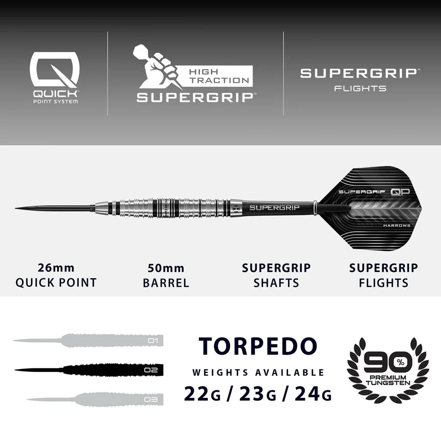 SUPERGRIP QP TORPEDO 90% 24g