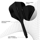 Harrows Solo No6 Integrated Flights & Shafts- MEDIUM