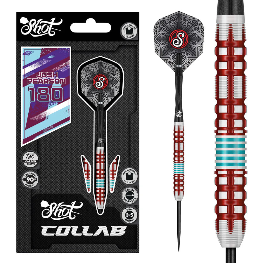 Shot Collab Josh Pearson 90% Tungsten Steel Tip Darts