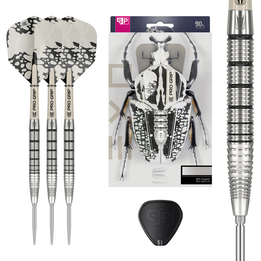 Exo 01 & 02 90% Tungsten SP Steel Tip Darts by Target
