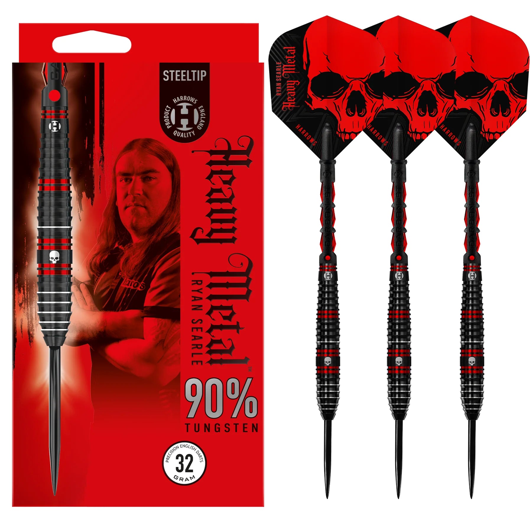 Harrow Ryan Searle 90% Steel Tip Darts