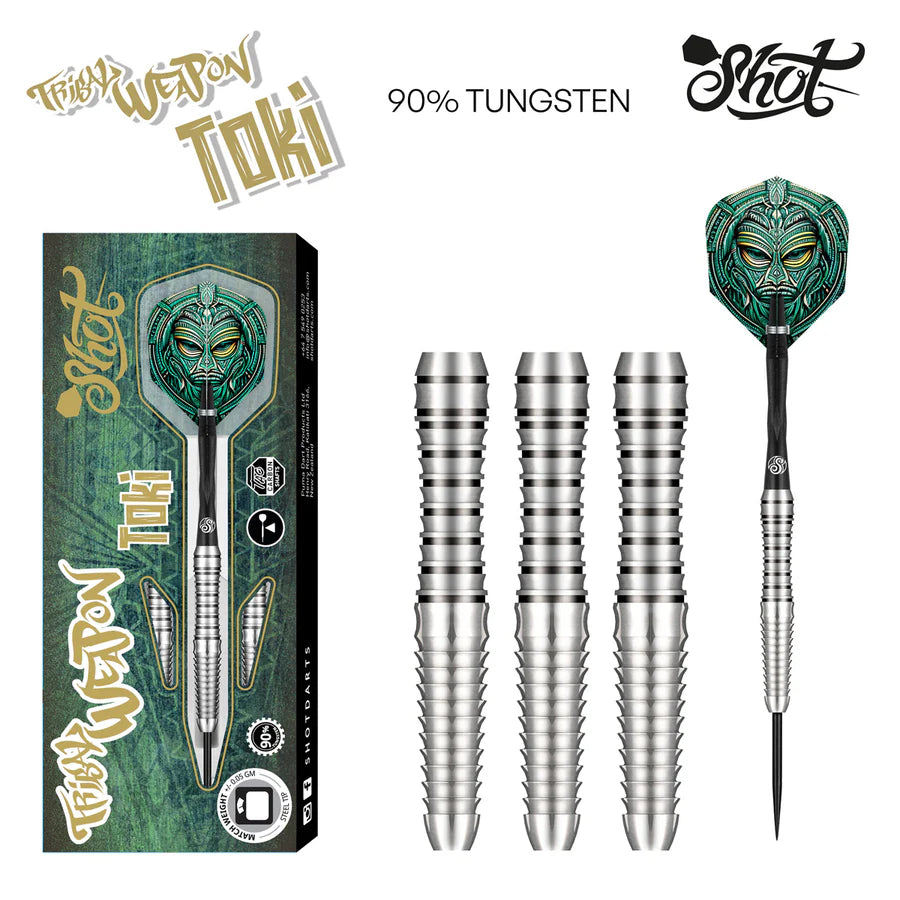 Shot Tribal Weapon Toki 90% Tungsten Steel Tip Darts