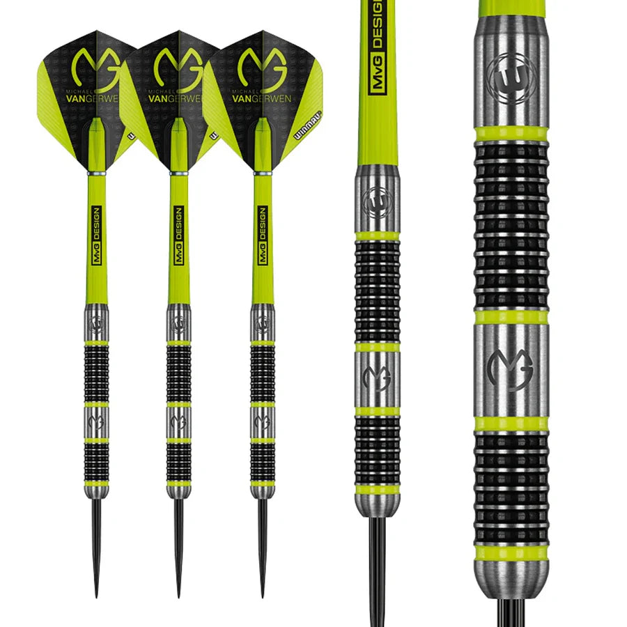 Michael Van Gerwen MVG Aspire 80% Tungsten Steel Tip Darts by Winmau